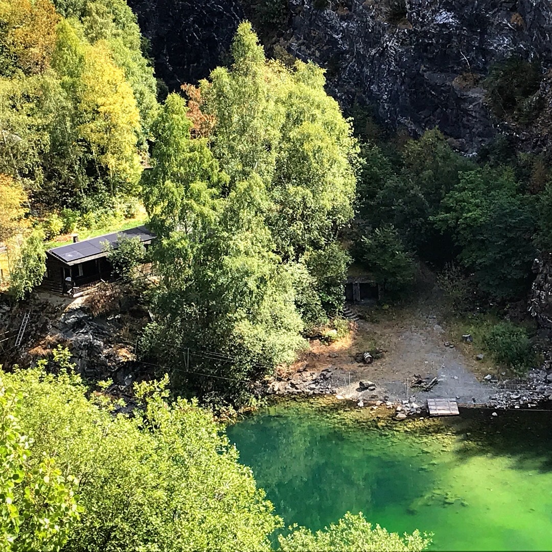 Hütte Bergsee