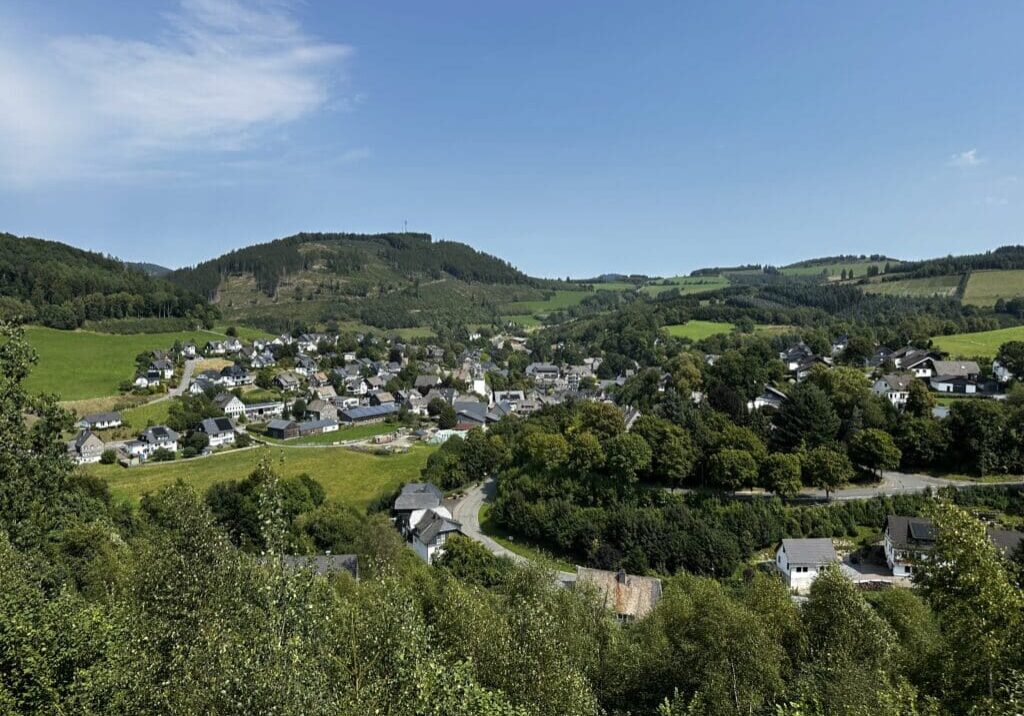 Oberkirchen ebike tour Dorf Oberkirchen